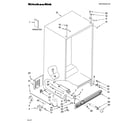 KitchenAid KSBP25INSS03 cabinet parts diagram