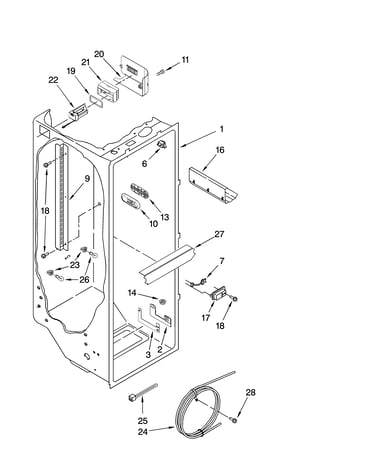 Refrigerator liner parts