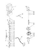 Motor and ice container parts