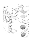 Freezer liner parts