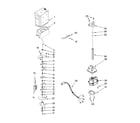 KitchenAid KSCS23INBT03 motor and ice container parts diagram