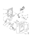 Dispenser front parts