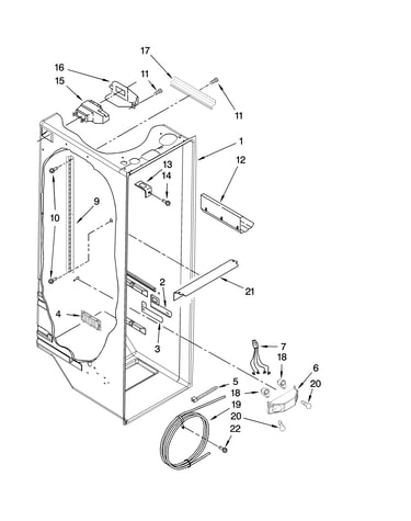 Refrigerator liner parts