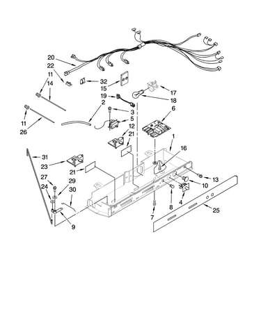 Control parts, optional parts (not included)