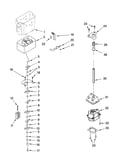 Motor and ice container parts
