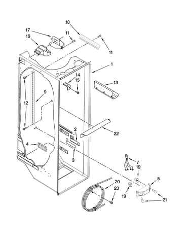 Refrigerator liner parts