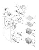 Freezer liner parts