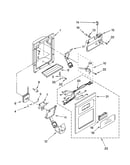 Dispenser front parts