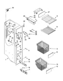 Freezer liner parts