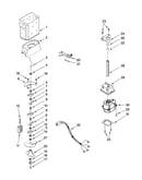 Motor and ice container parts