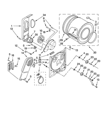 Bulkhead parts, optional parts (not included)