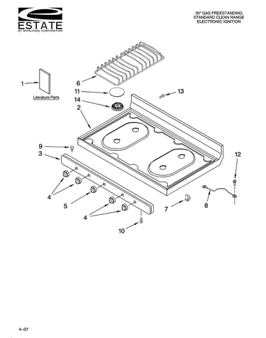 Cooktop parts