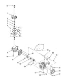 Brake, clutch, gearcase, motor and pump parts