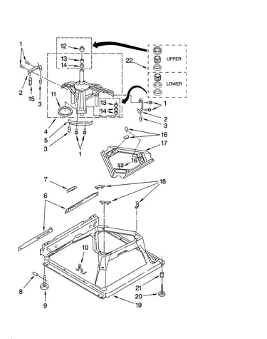 Machine base parts