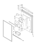 Refrigerator door parts