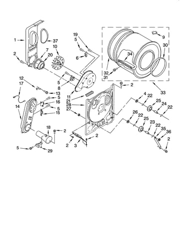 Bulkhead parts, optional parts (not included)