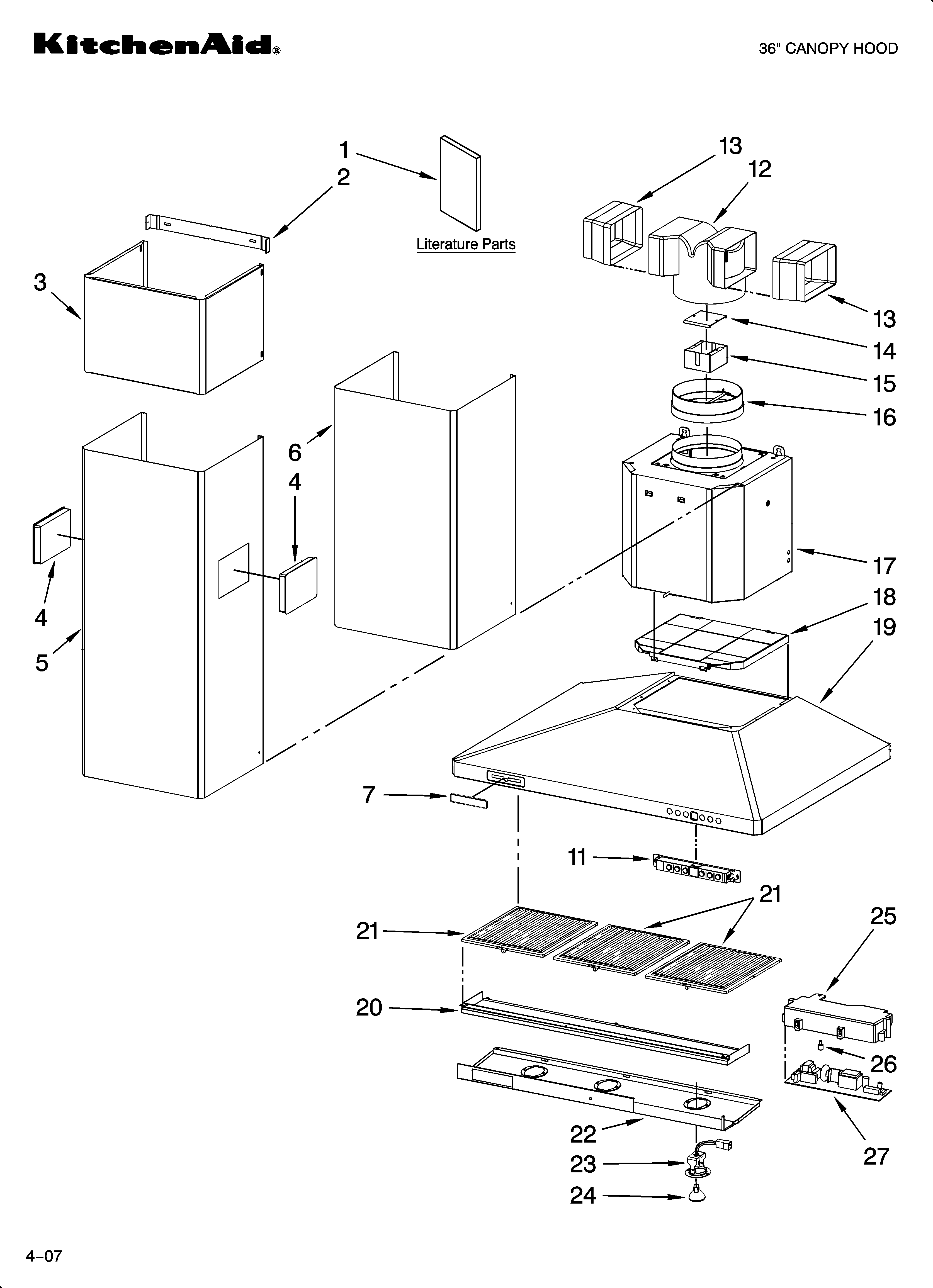 HOOD PARTS