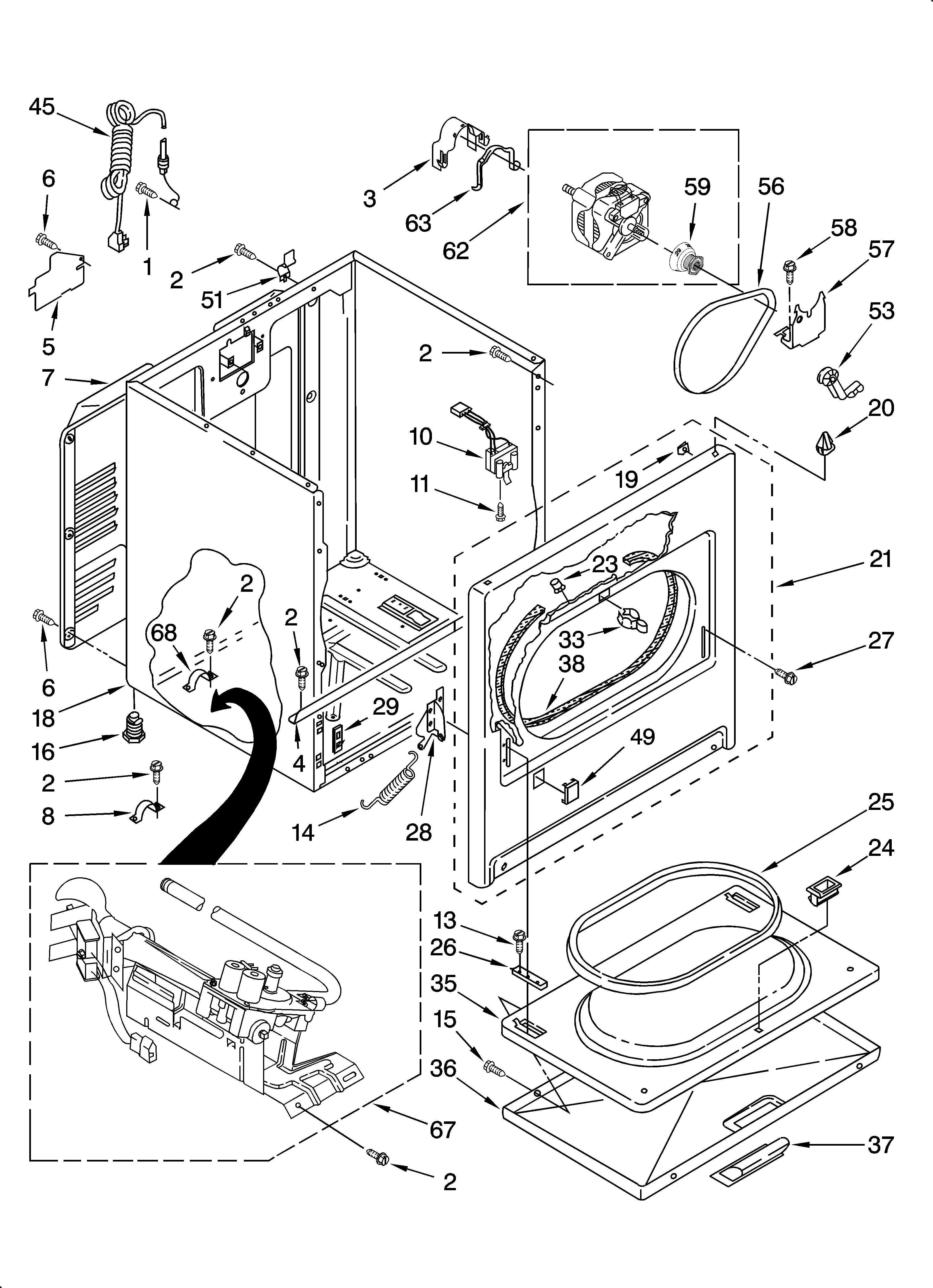 Cabinet parts
