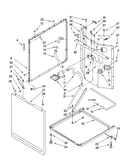 Washer cabinet parts