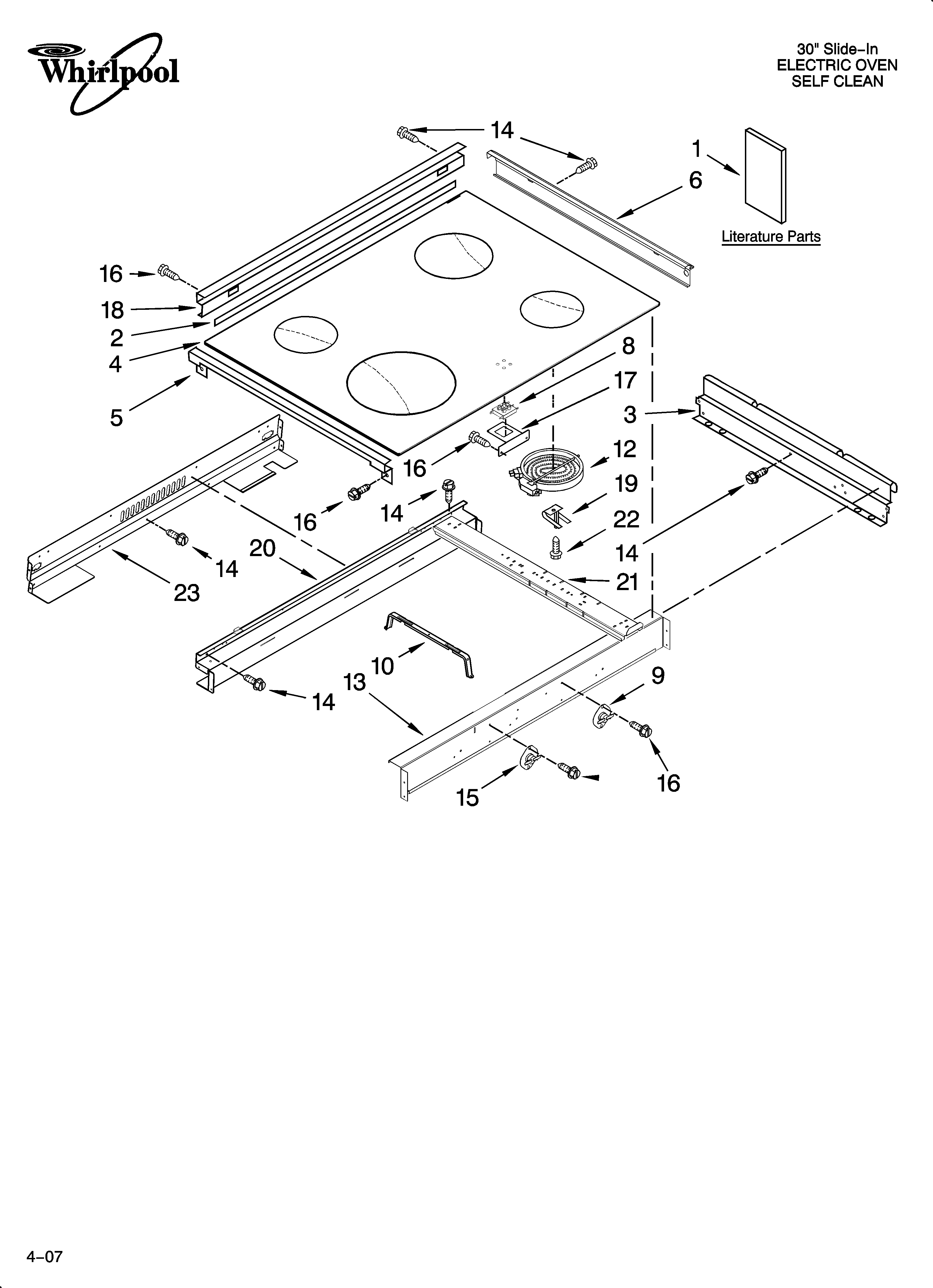 COOKTOP PARTS