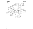 Whirlpool YGY396LXPS03 cooktop parts diagram