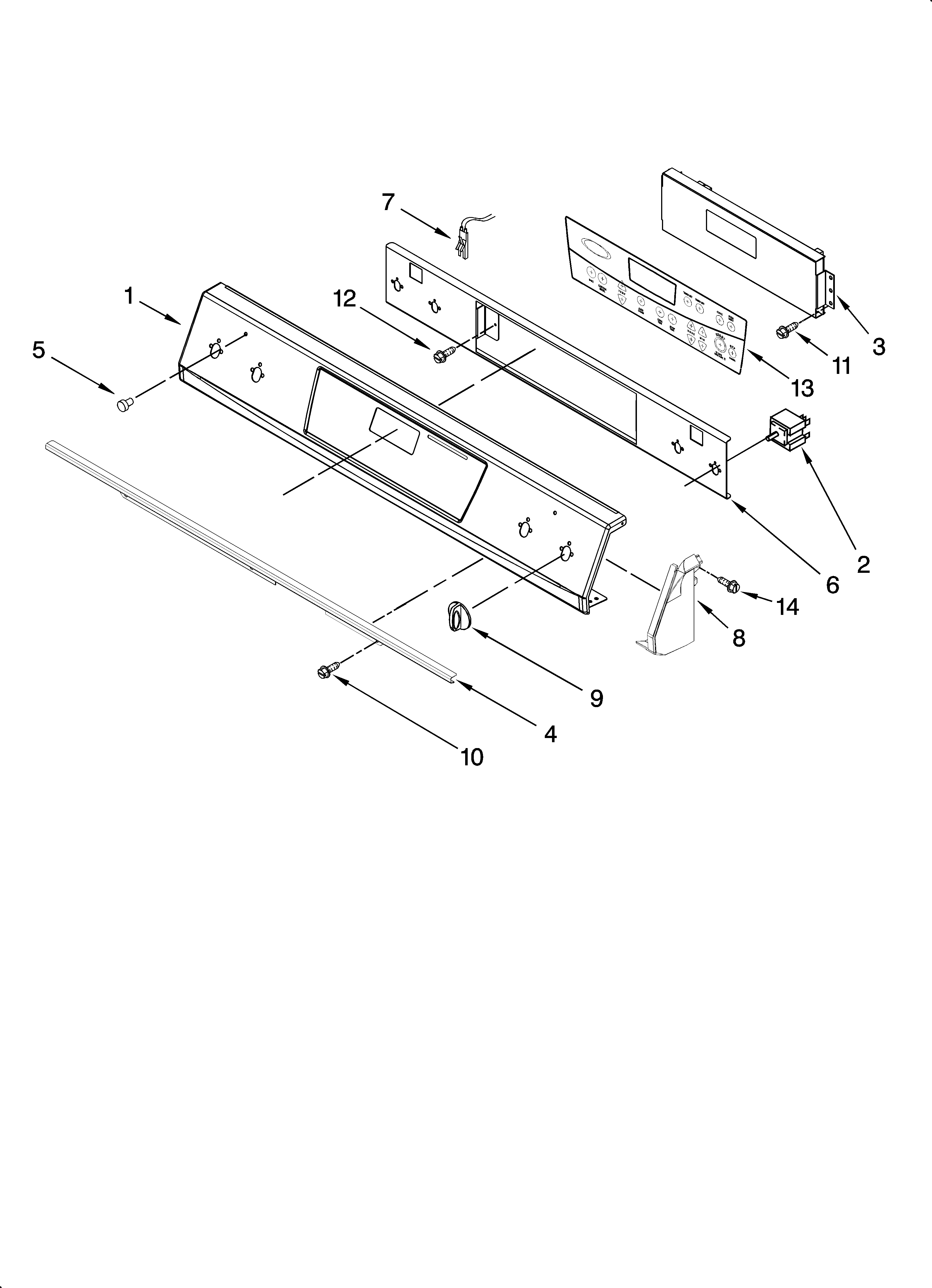 CONTROL PANEL PARTS