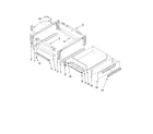 Whirlpool YGY396LXPQ03 drawer parts diagram