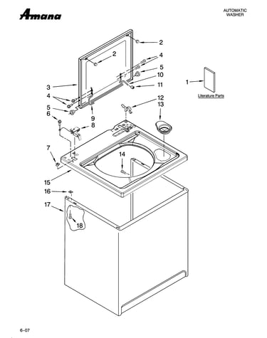 Top and cabinet parts