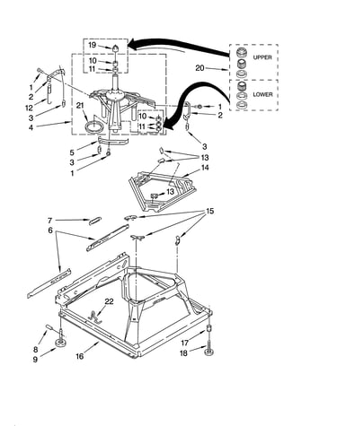 Machine base parts