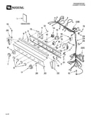 Washer/dryer control panel parts