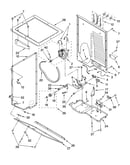 Dryer cabinet and motor parts