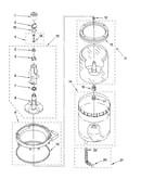 Agitator, basket and tub parts