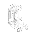 Maytag MSD2258KES00 refrigerator liner parts diagram