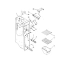 Maytag MSD2258KEU00 freezer liner parts diagram