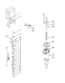 Motor and ice container parts