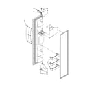 Maytag MSD2258KES00 freezer door parts diagram