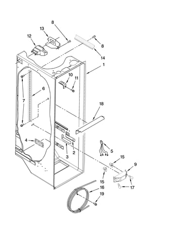 Refrigerator liner parts