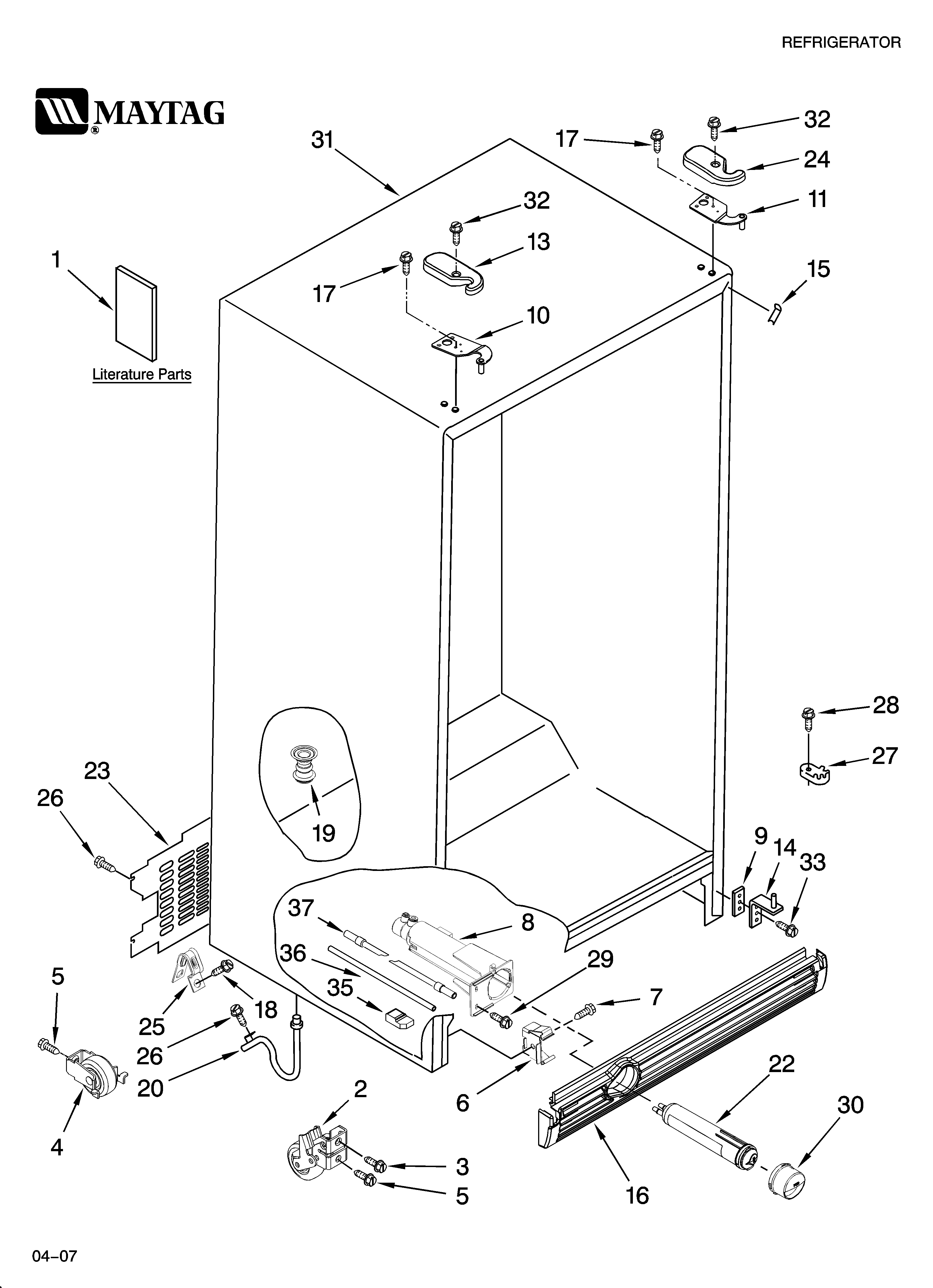 Cabinet parts