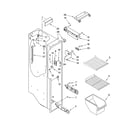 Maytag MSD2269KEW01 freezer liner parts diagram