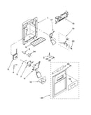 Dispenser front parts