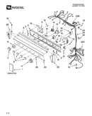 Washer/dryer control panel parts