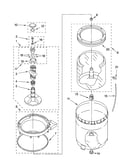 Agitator, basket and tub parts