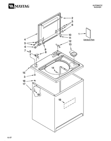 Top and cabinet parts