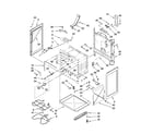 Magic Chef CERS858TCW0 chassis parts diagram