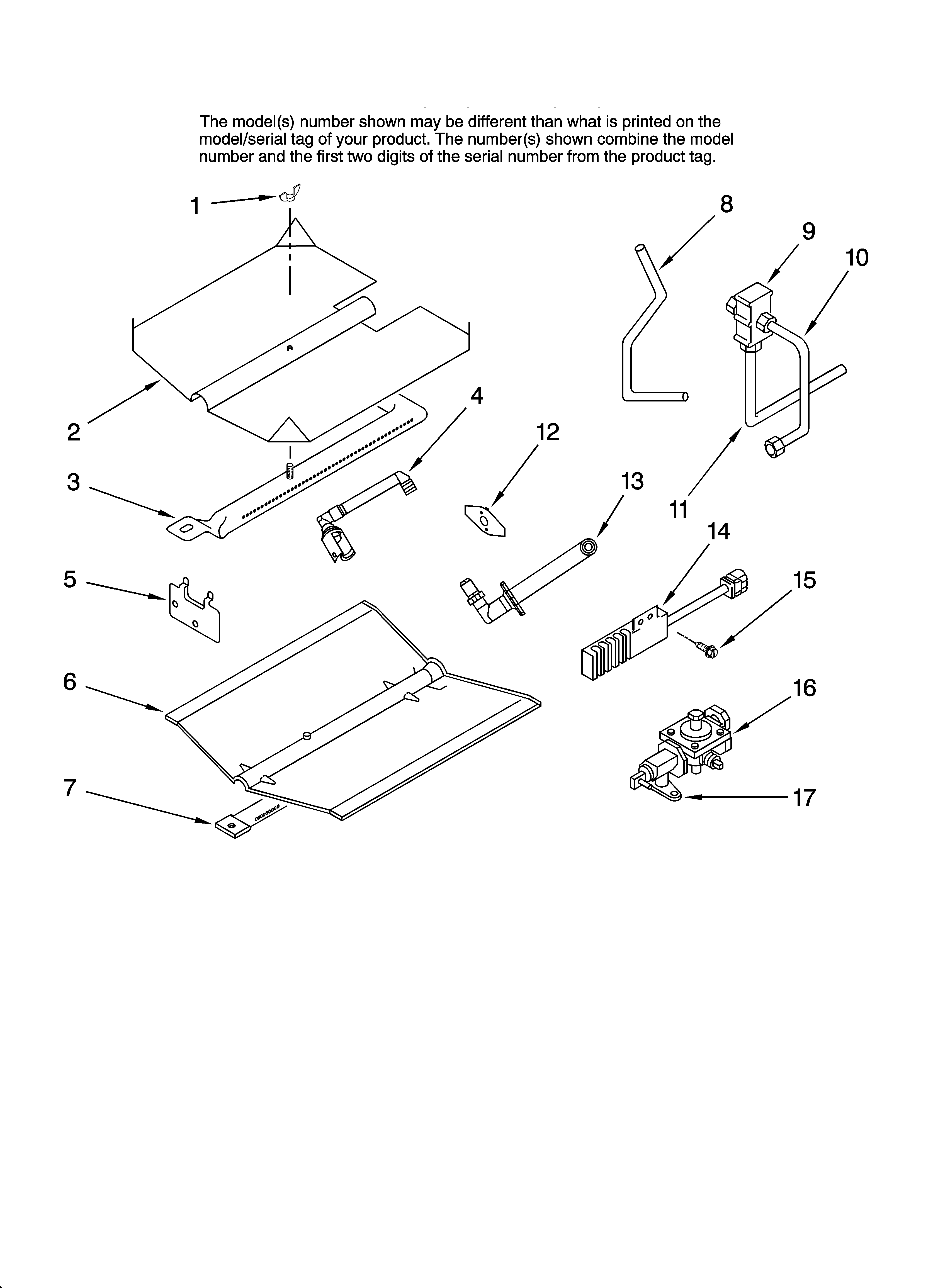 Internal oven parts