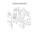 Maytag MERH865RAS13 cabinet parts diagram