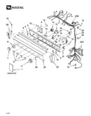 Washer/dryer control panel parts