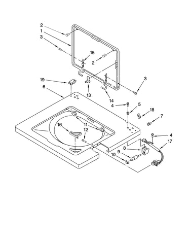 Washer top and lid parts