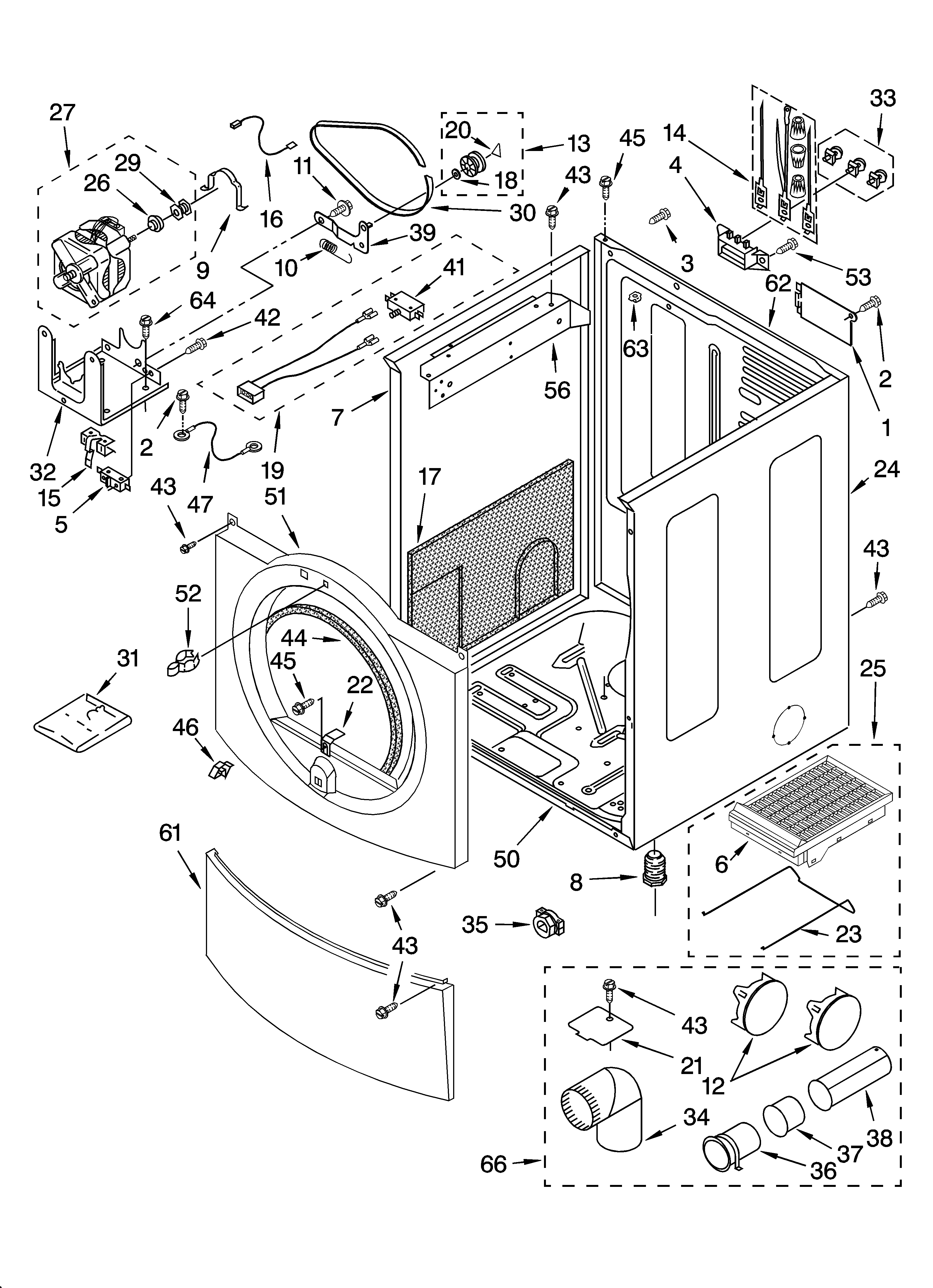 Cabinet parts
