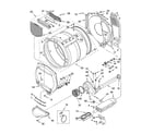 Whirlpool 3RAWZ481EML3 bulkhead parts diagram